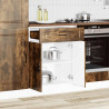 Mueble bajo de cocina porto roble ahumado madera reconstituida 3