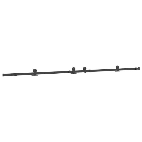 Kit de herrajes para puertas correderas acero negro 152.5 cm M 2