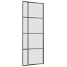 Puerta corredera con set herrajes vidrio ESG aluminio 76x205 cm 4