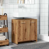 Mueble de lavabo de baño madera roble artisan 60x33x60 cm 3