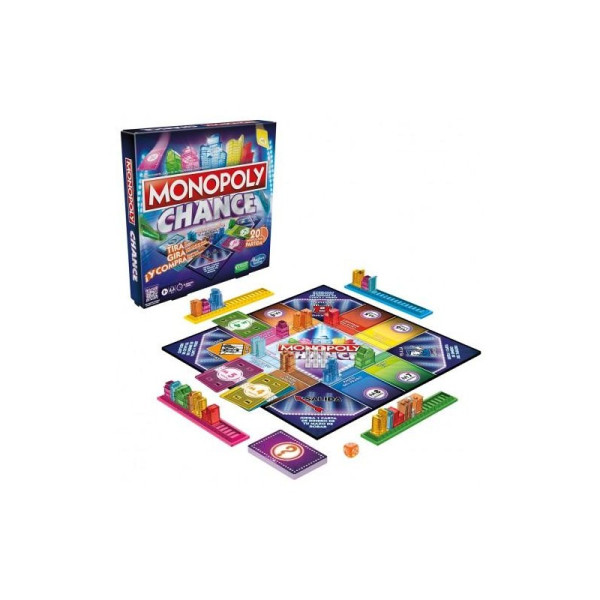 Juego de mesa hasbro monopoly chance español M 6