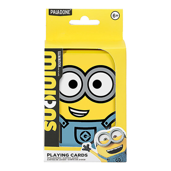 Baraja de naipes en caja metálica paladone minions M 3