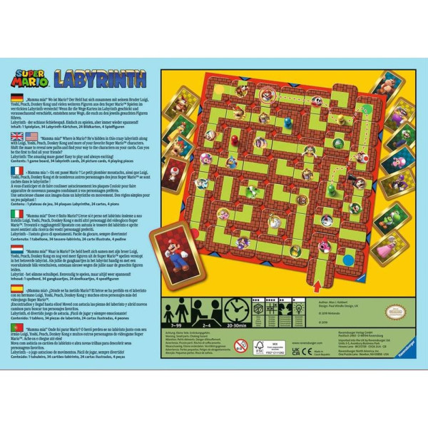Jogo de tabuleiro Ravensburger Labirinto Super Mario M 2