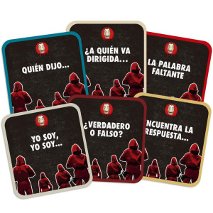 Jogo de mesa comomodee a casa de papel: o grande quiz H
