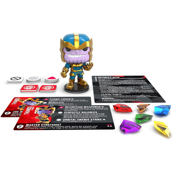Expansão do jogo de tabuleiro Funkoverse Marvel Edition 101 Thanos Espanhol 57515 M 3