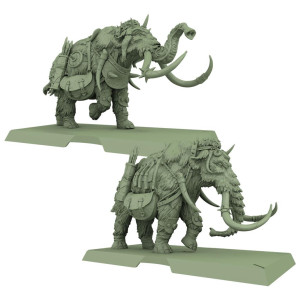 Jogo de mesa gelo e fogo cantando: mamutes de guerra de pegi 14 H