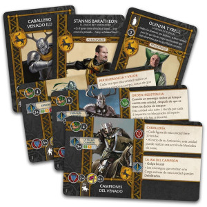 Juego de mesa cancion de hielo y fuego pack de faccion baratheon pegi 14 H