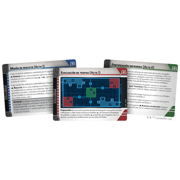 Juego de mesa star wars legión: búnker imperial pegi 14 M 3