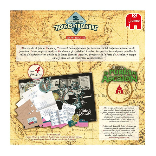 Juego de mesa escape quest el inicio -  la furia de ascalon pegi 16 M 3