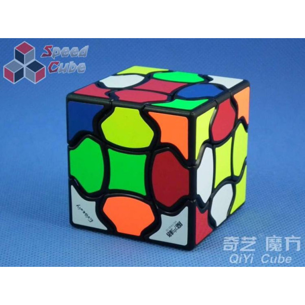 Cubo de Rubik Fofo Qiyi 3x3 Bordas Pretas M 2