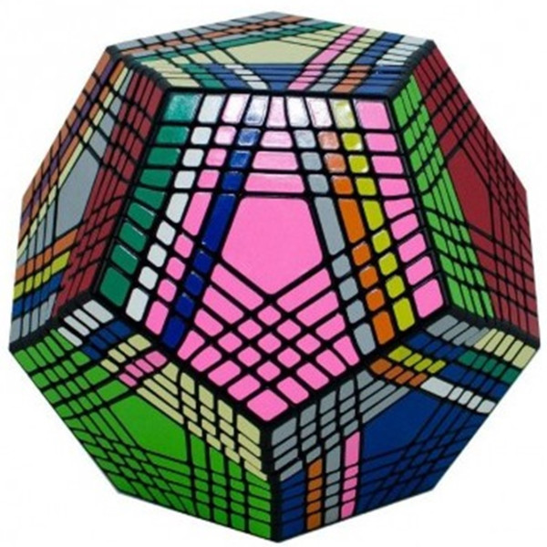 Cubo de Rubik Shengshou Petaminx Dodecaedro 9x9 Preto M 2