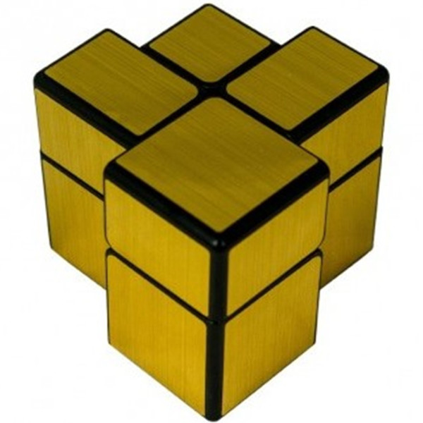 Espelho qiyi cubo de rubik de ouro 2x2 M 2