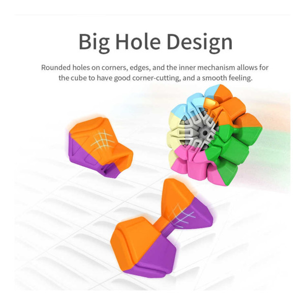 Cubo de rubik moyu meilong megaminx magnetico stk M 2