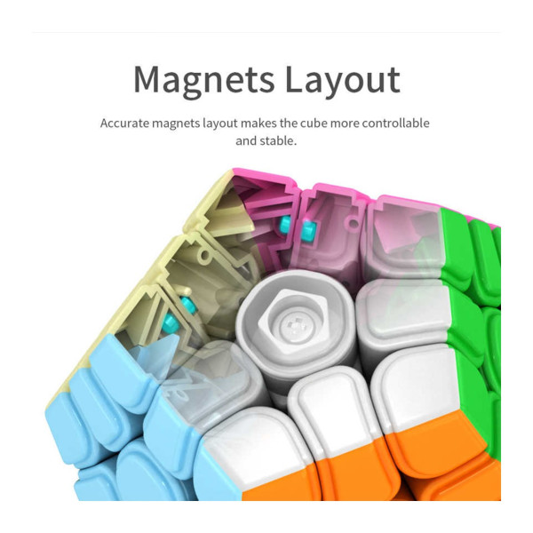 Cubo de rubik moyu meilong megaminx magnetico stk M 4