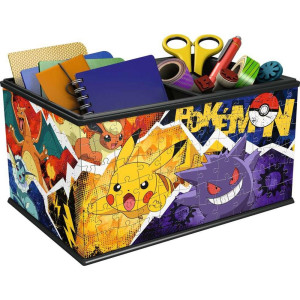 Puzzle 3d ravensburger storage box -  pokemon H