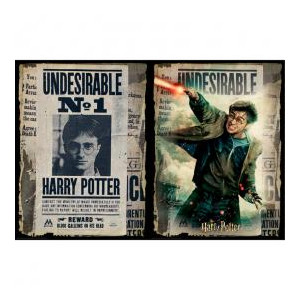 Puzzle para rascar harry potter carteles wanted se busca 500 piezas H