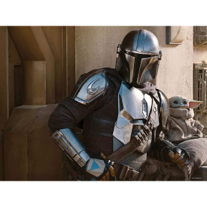 Puzzle 3d 500 piezas The Mandalorian el Mandaloriano Mando & Grogu H
