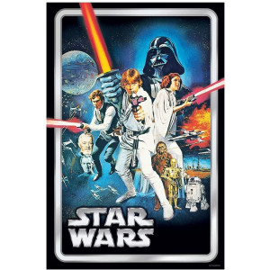 Puzzle libro lenticular prime 3d star wars poster de cartelera 300 piezas H