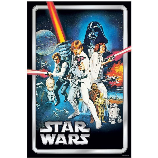 Puzzle libro lenticular prime 3d star wars poster de cartelera 300 piezas M 2