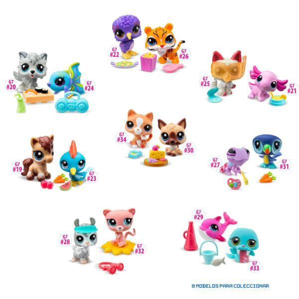 Mascotas little pet shop pack de 2 mascotas -  1 unidad aleatoria M 6