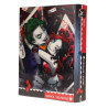 Puzle 100 efecto 3d joker y harley quinn manga universo dc 1