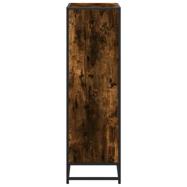 Estantería madera de ingeniería roble ahumado 65.5x33x107.5 cm M 5