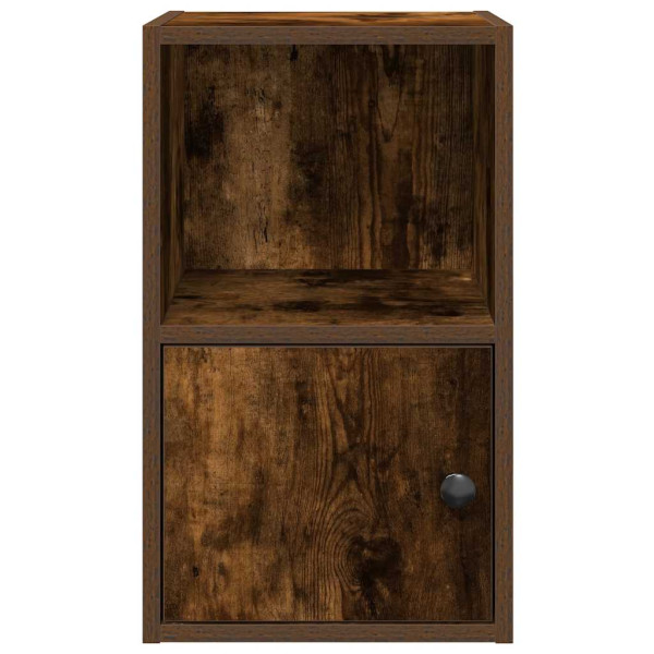 Estantería madera de ingeniería roble ahumado 31x24x52 cm M 5