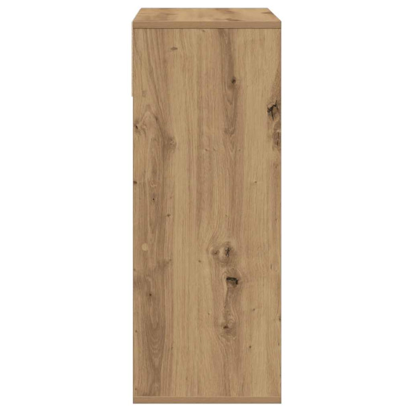 Armario libros madera ingeniería roble artisan 66x31x80 cm M 5