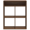 Estantería madera de ingeniería color marrón roble 66x31x80 cm 4