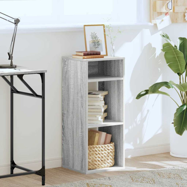 Estantería madera de ingeniería color gris sonoma 34x31x80 cm M 3