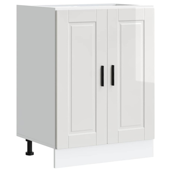 Mueble bajo de cocina porto alto brillo blanco M 2