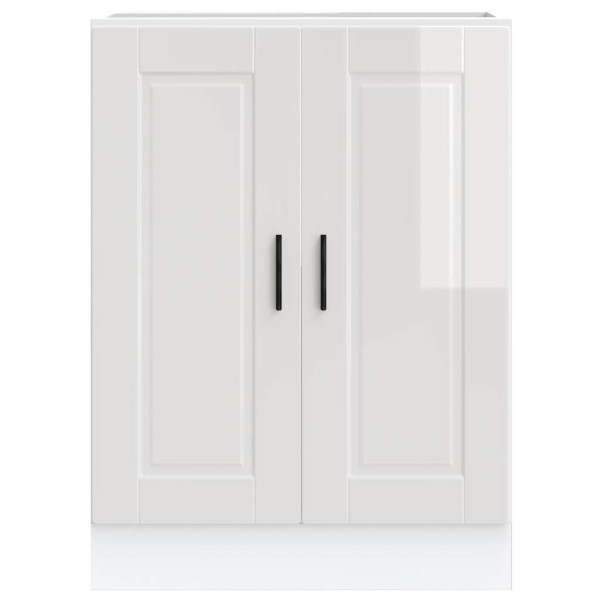 Mueble bajo de cocina porto alto brillo blanco M 4