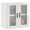 Armario pared para cocina puerta cristal Porto blanco brillante 1