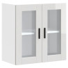Armario pared para cocina puerta cristal Porto blanco brillante 2