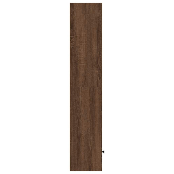 Estantería madera de ingeniería marrón roble 31x24x127 cm M 5