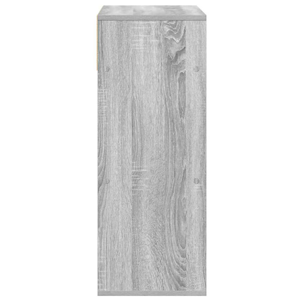 Estantería madera de ingeniería color gris sonoma 66x31x80 cm M 5