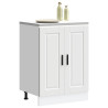 Mueble bajo de cocina Porto madera contrachapada blanca 1