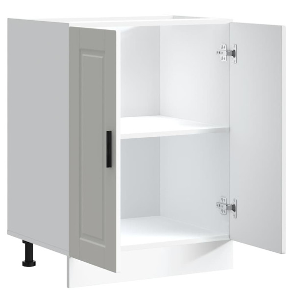 Mueble bajo de cocina Porto madera contrachapada blanca M 5