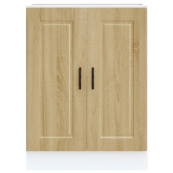 Mueble bajo de cocina porto roble sonoma madera reconstituida M 4