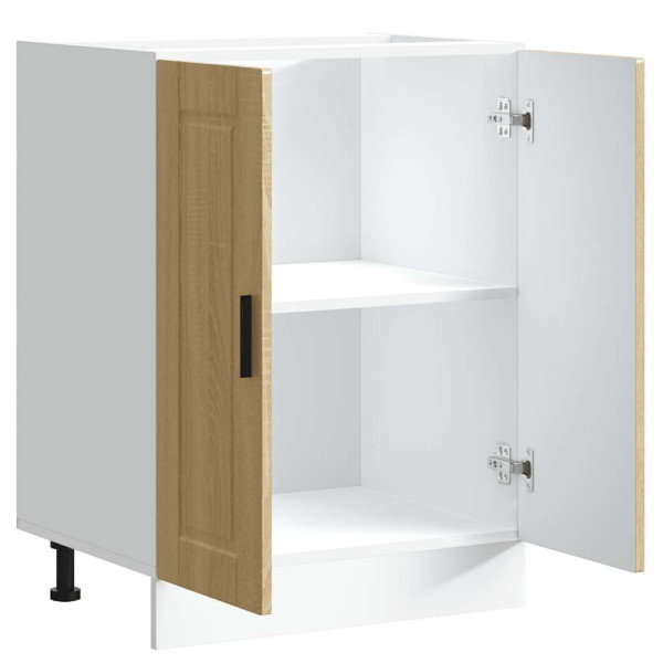 Mueble bajo de cocina porto roble sonoma madera reconstituida M 5