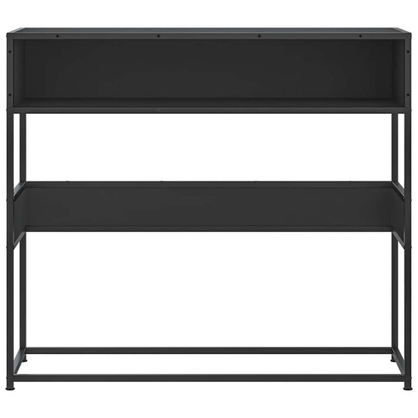Mesa consola 90x35x80 cm derivados de madeira preto M 4