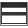 Mesa consola 90x35x80 cm derivados de madeira preto 4