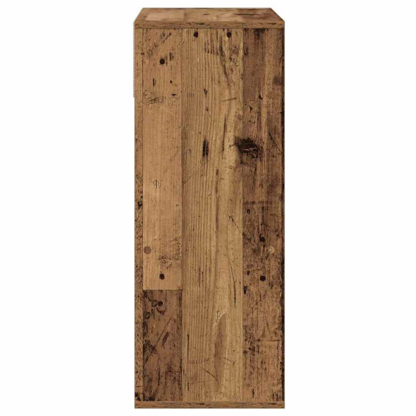 Estantería madera ingeniería madera envejecida 66x31x80 cm M 5