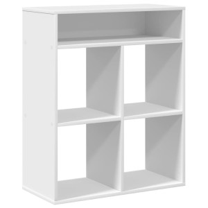 Estantería librería madera contrachapada blanco 66x31x80 cm H