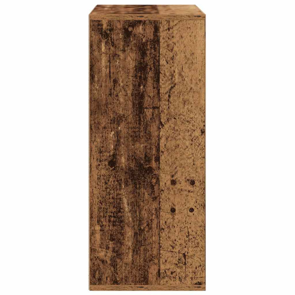 Estantería madera ingeniería madera envejecida 60x30x71.5 cm M 5