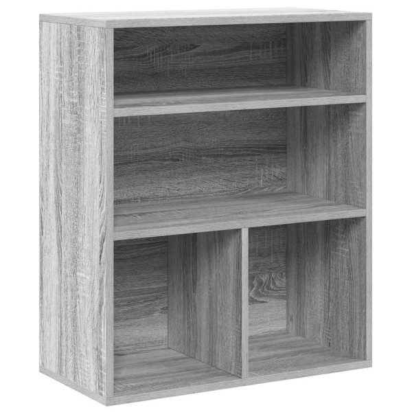 Estantería madera ingeniería gris sonoma 60x30x71.5 cm M 2