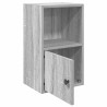 Estantería de madera de ingeniería gris sonoma 31x24x52 cm 4