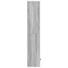 Estantería madera de ingeniería gris sonoma 31x24x127 cm 5
