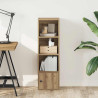 Estantería de madera de ingeniería roble artisan 31x24x102 cm 3