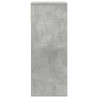 Estantería madera contrachapada gris hormigón 34x31x80 cm 5